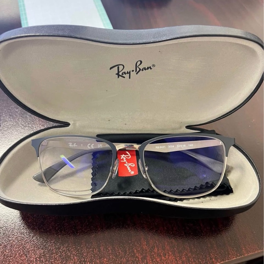 Ray-Ban Gray and Black Glasses